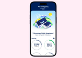 Skärmdump över Öresundskrafts app