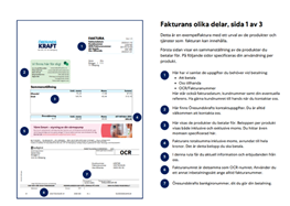 Fakturaforklaring oresundskraft