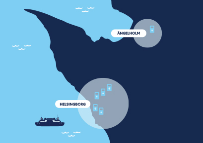 Karta på laddstationer